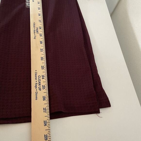 Hagger Cool 18 Pro Polo Short Sleeve Mens S 3 Button Maroon Button Tee - Picture 8 of 8